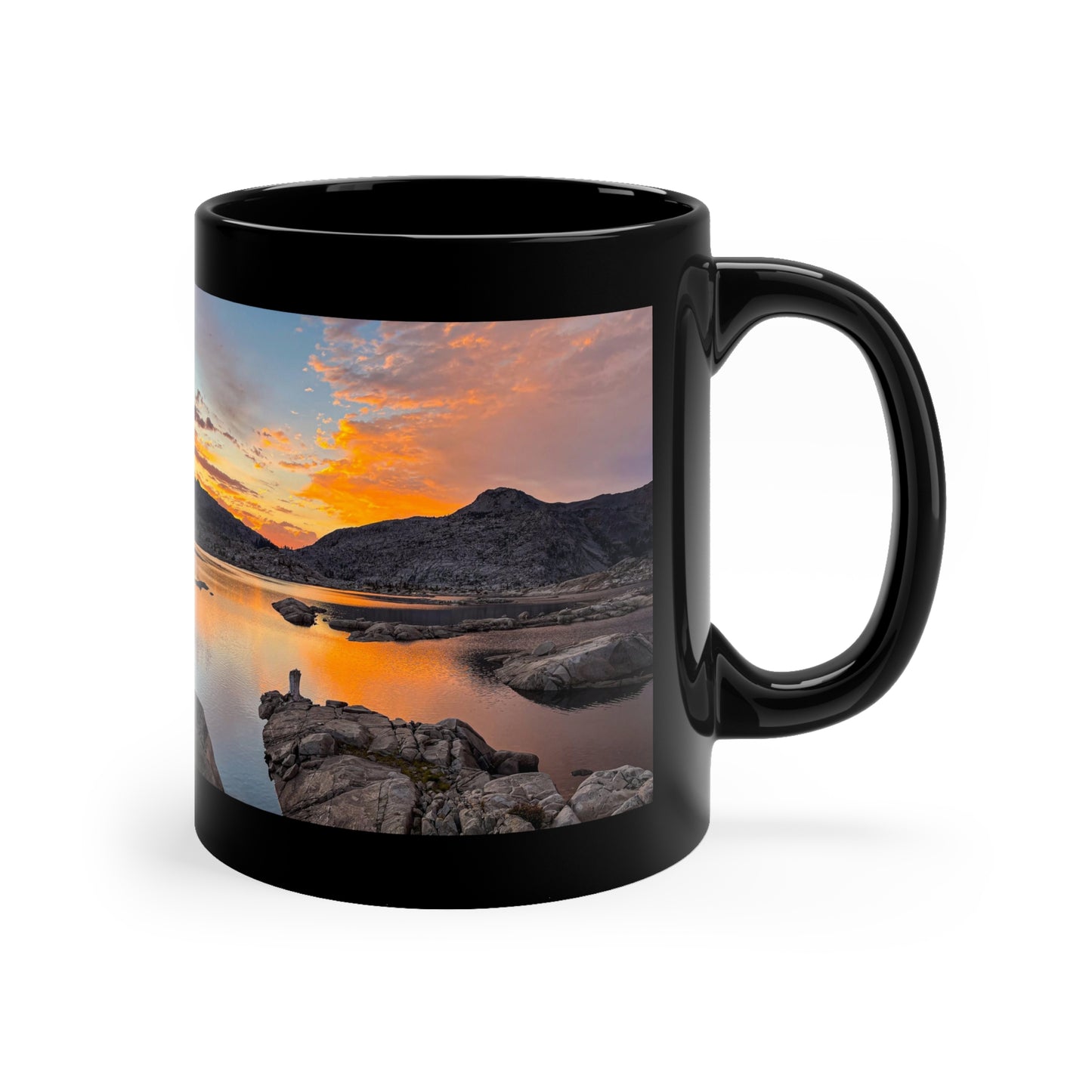 Black Coffee Mug, 11oz