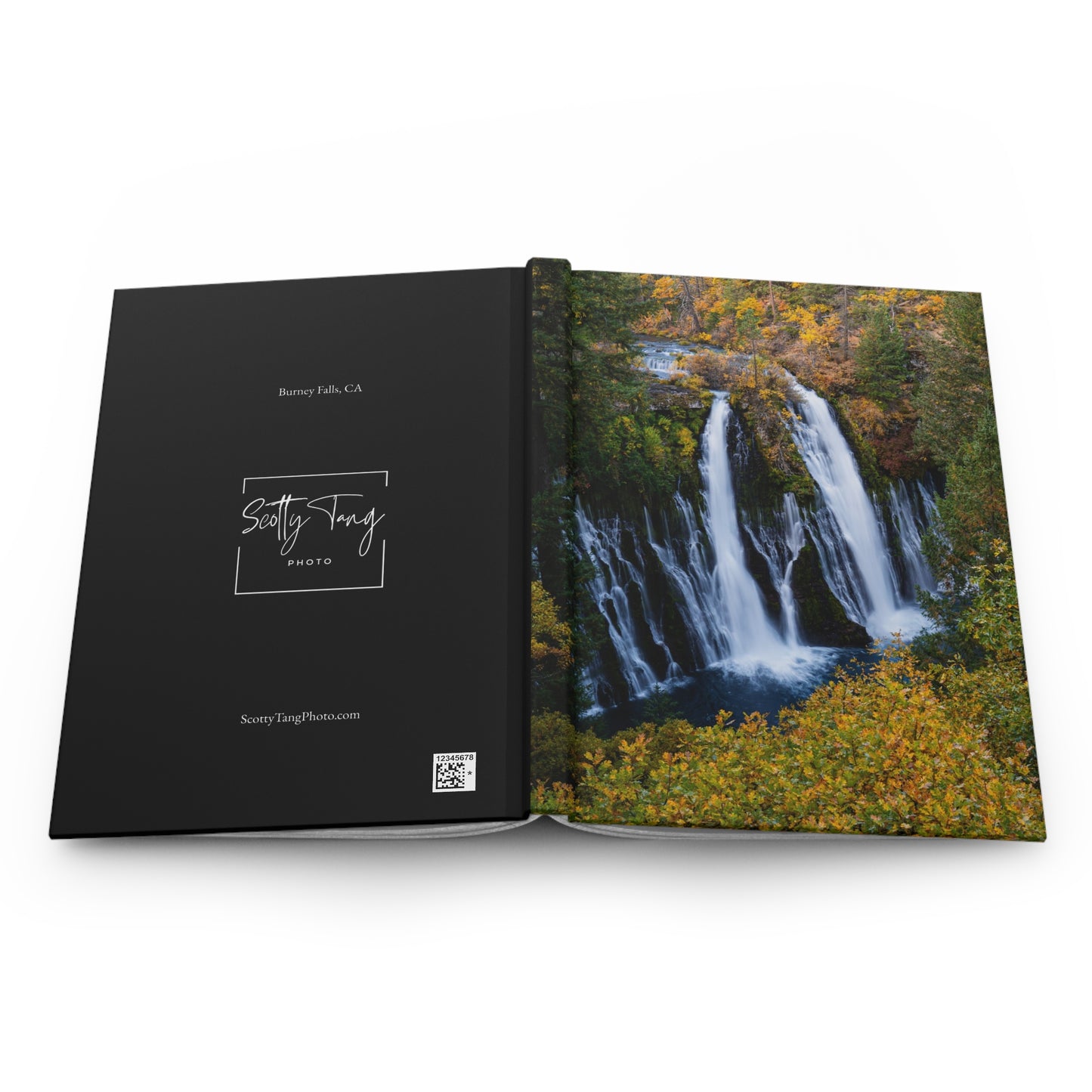 Hardcover Journal: Burney Falls