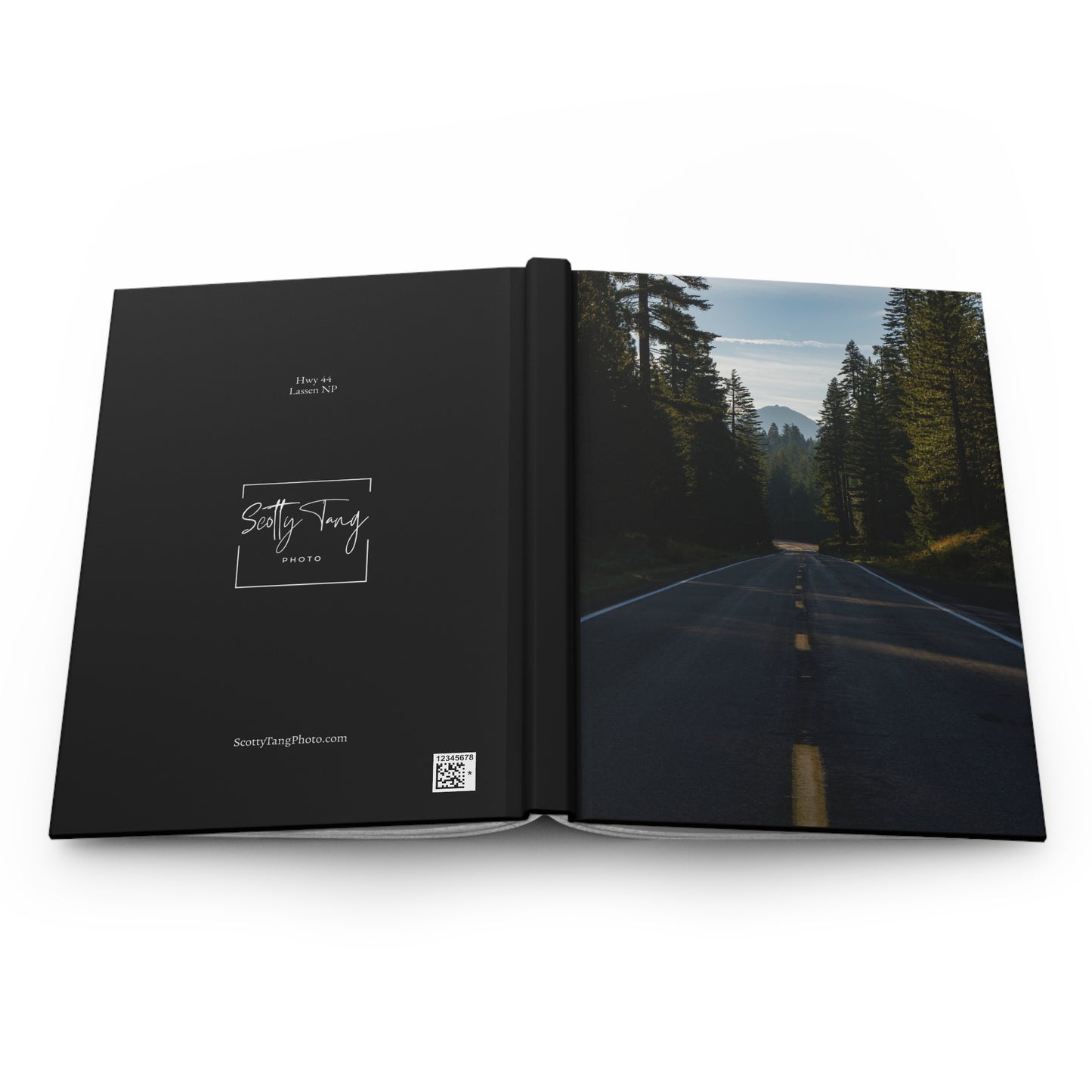 Hardcover Notebook/Journal: Mountain Road
