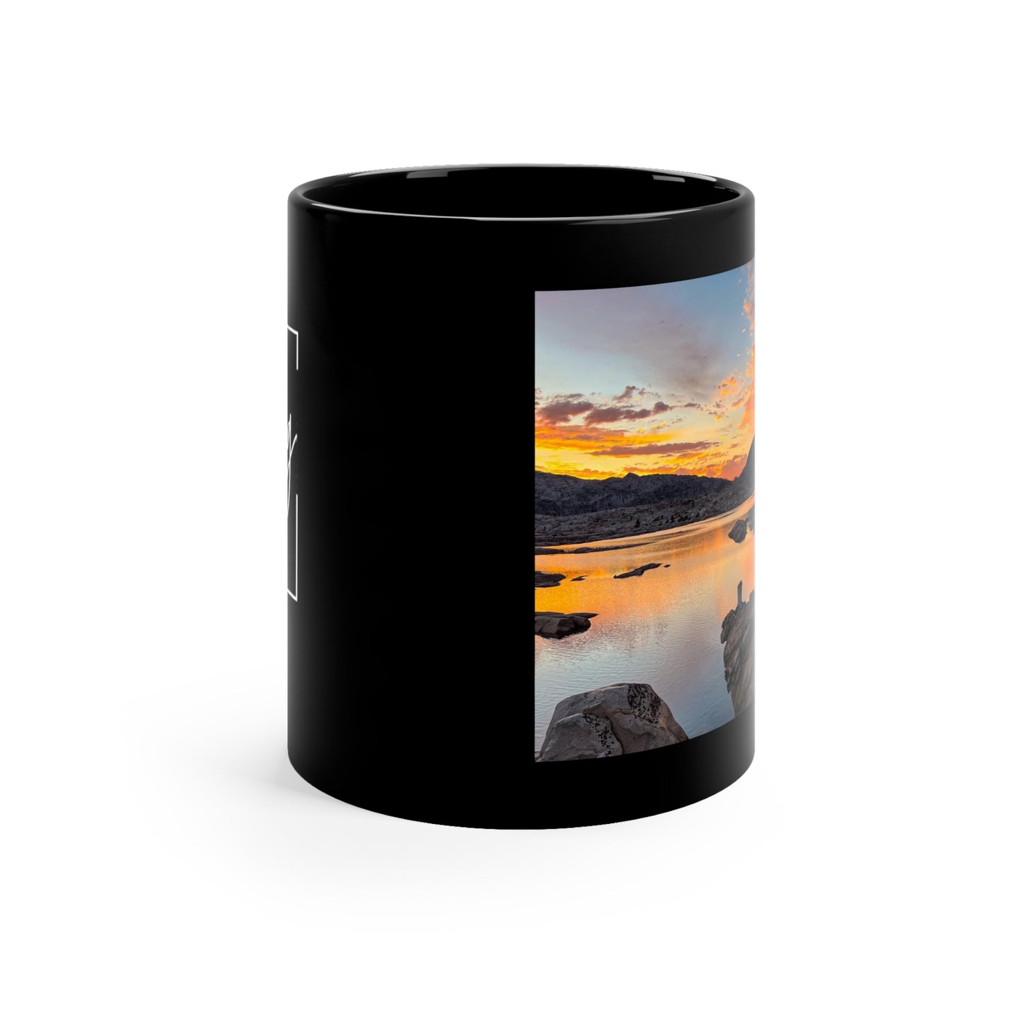Black Coffee Mug, 11oz