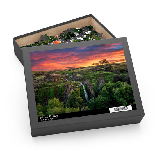 Puzzle (500-Piece) Ravine Falls
