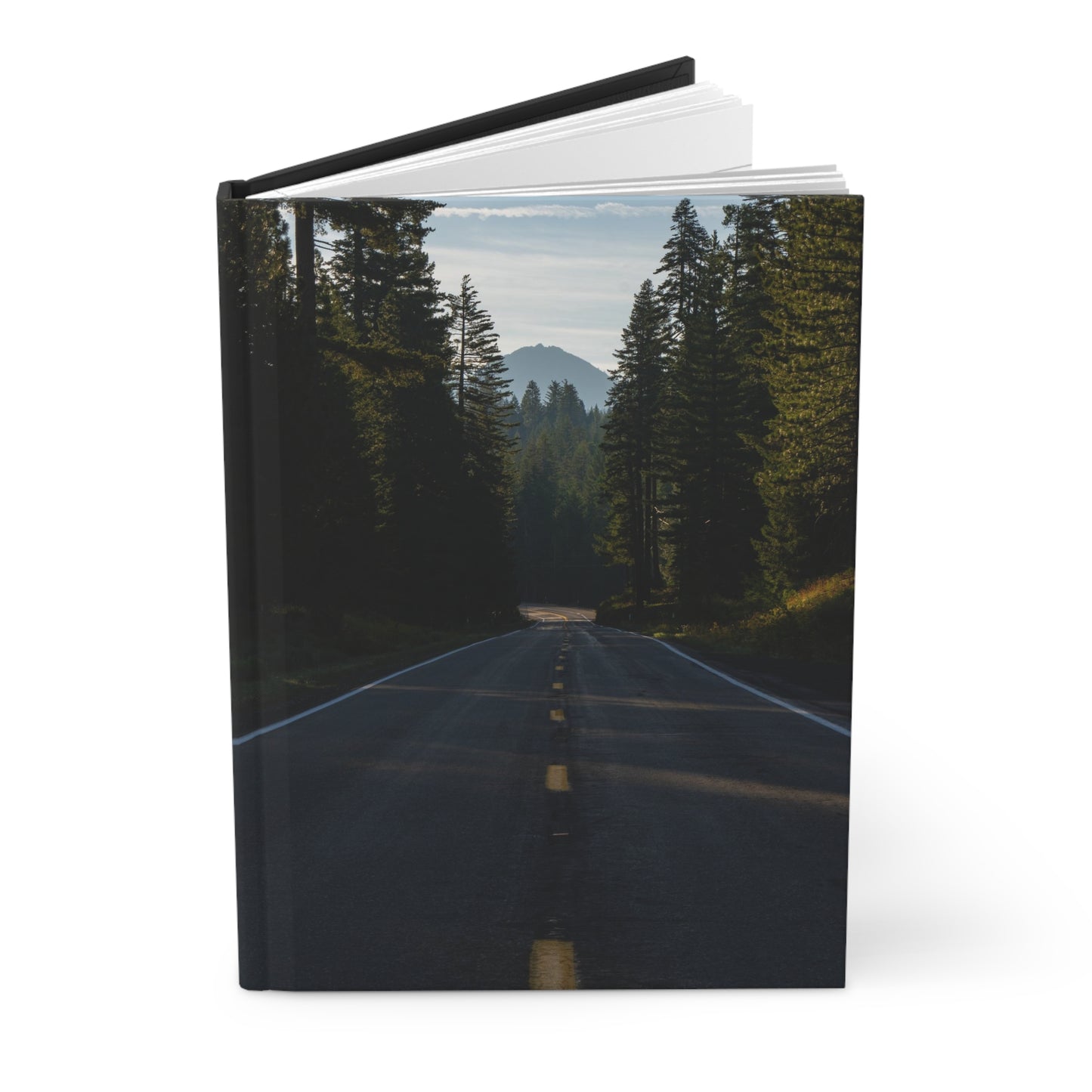 Hardcover Notebook/Journal: Mountain Road