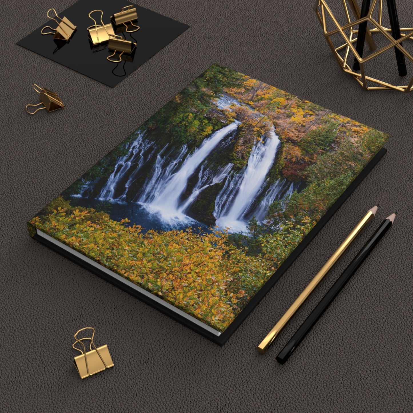 Hardcover Journal: Burney Falls