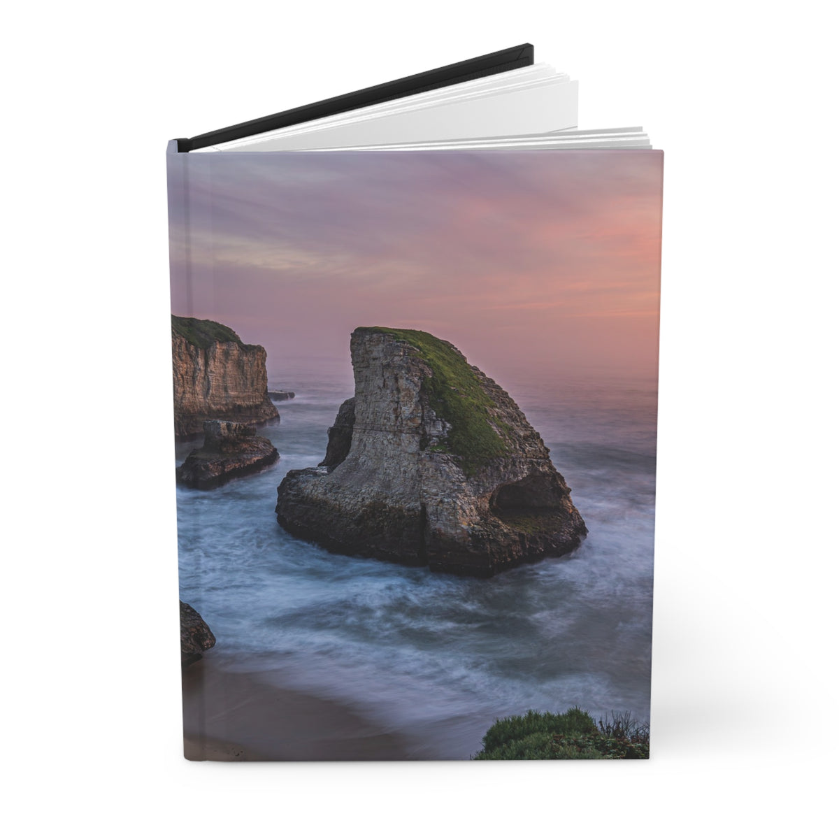 Hardcover Journal Matte (Lined): Shark Fin Cove