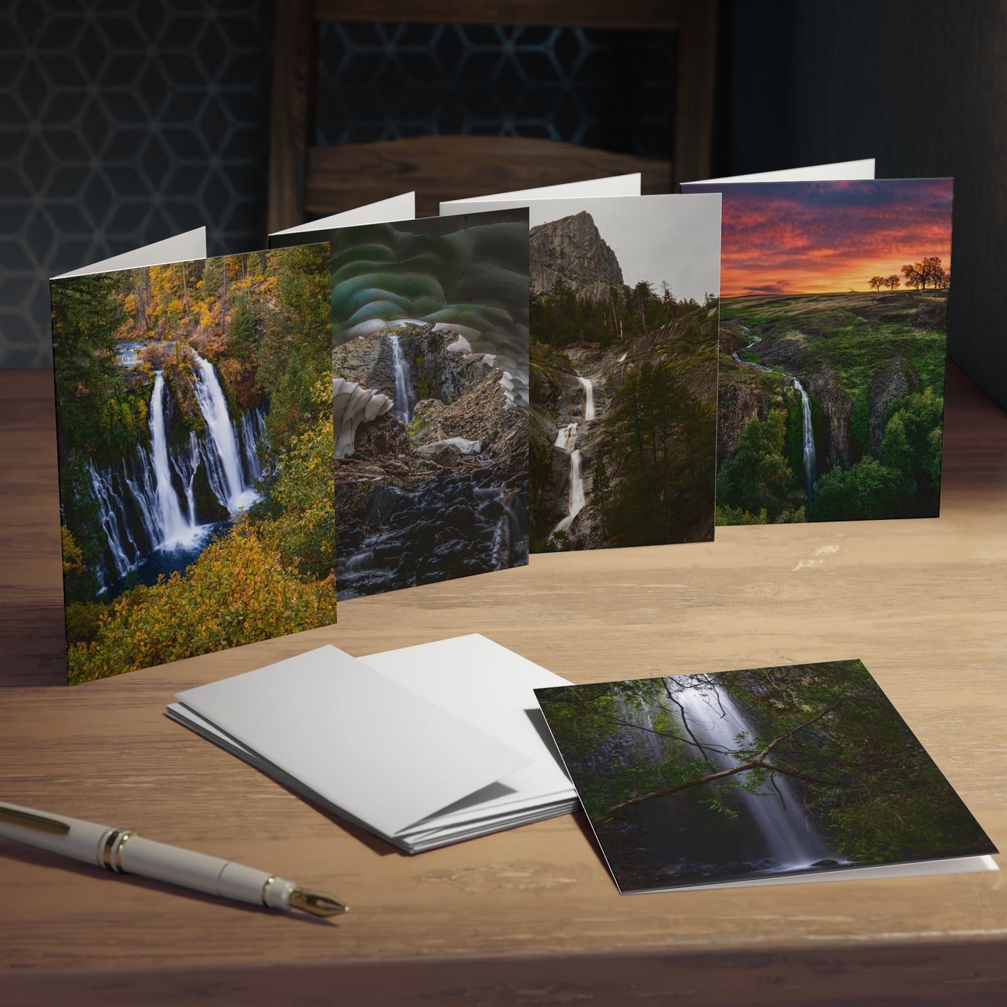 Multi-Design Greeting Cards (5-Pack) Waterfalls