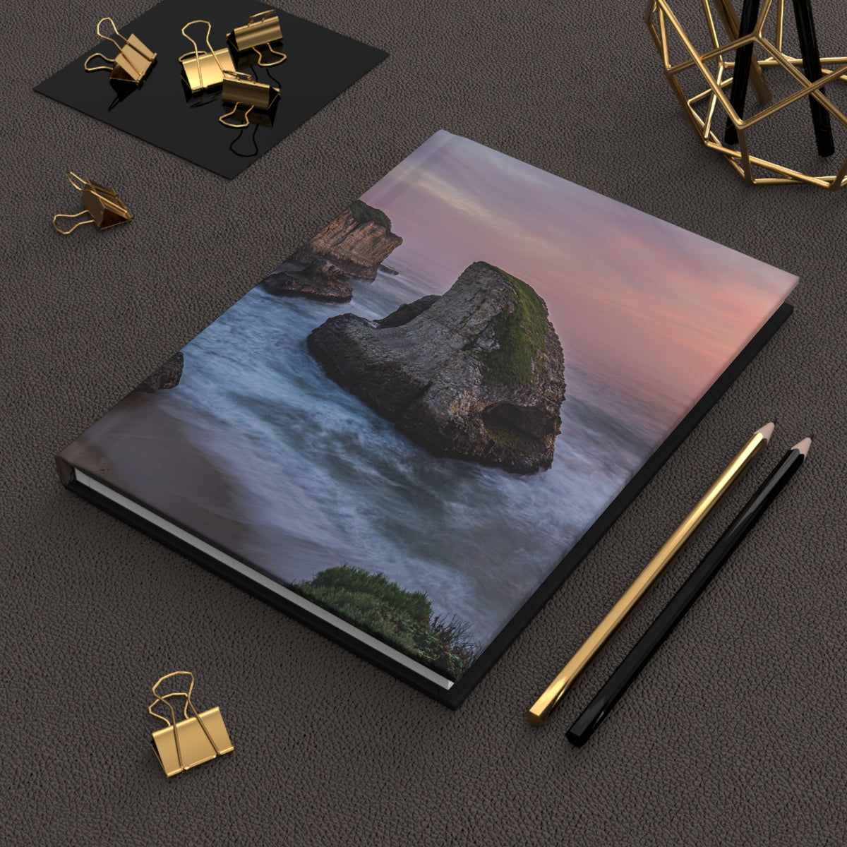 Hardcover Journal Matte (Lined): Shark Fin Cove
