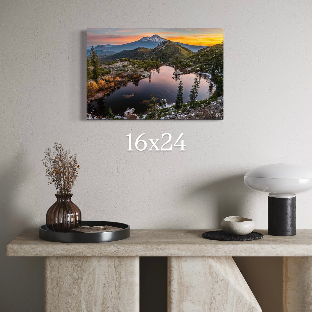 Mount Shasta and Heart Lake