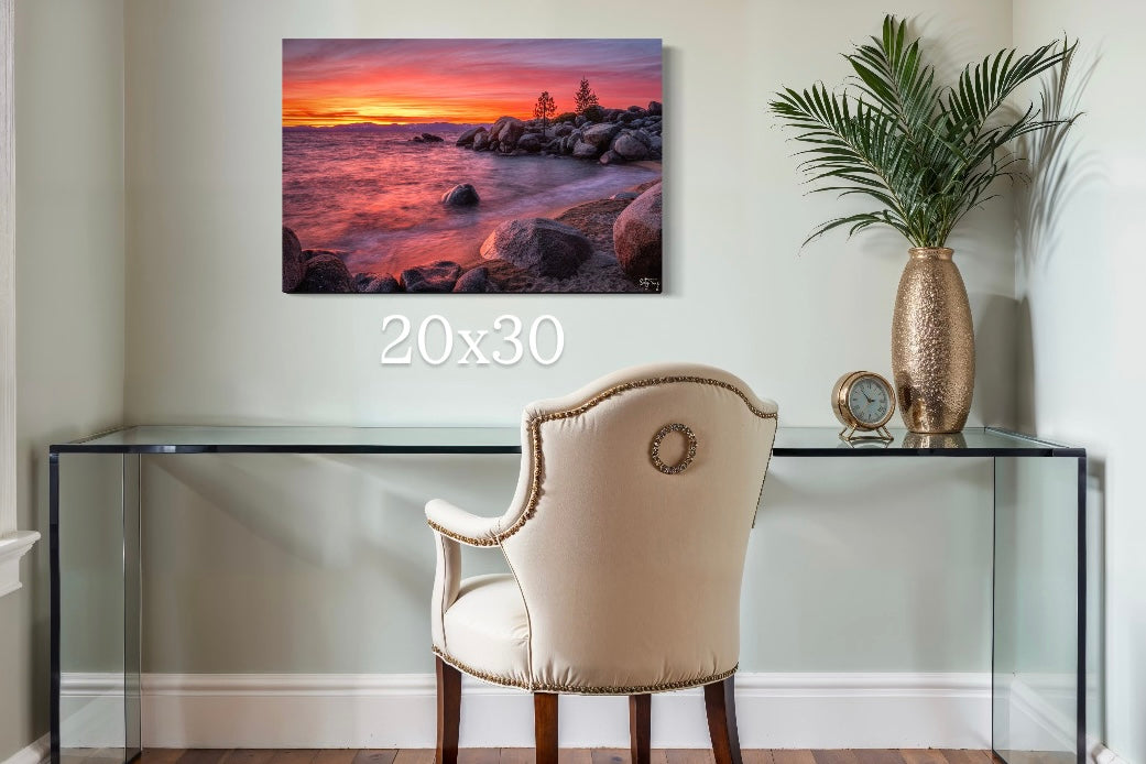 Tahoe Sunset: Chimney Beach