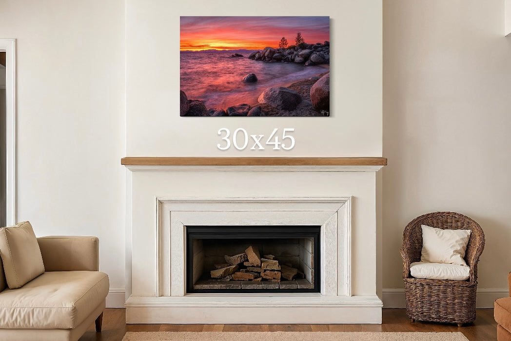 Tahoe Sunset: Chimney Beach