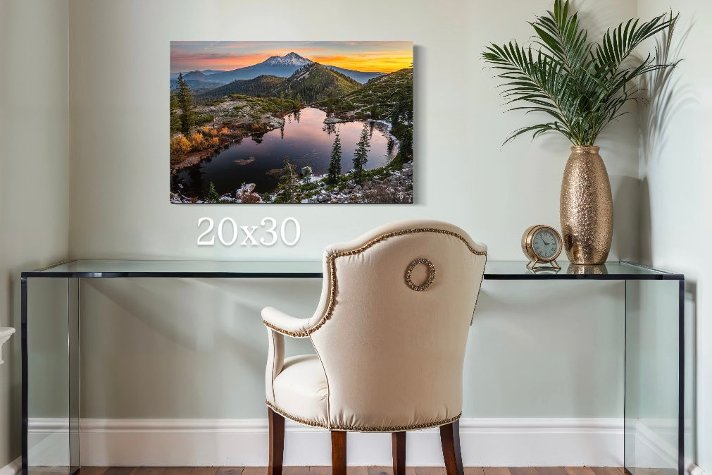 Mount Shasta and Heart Lake