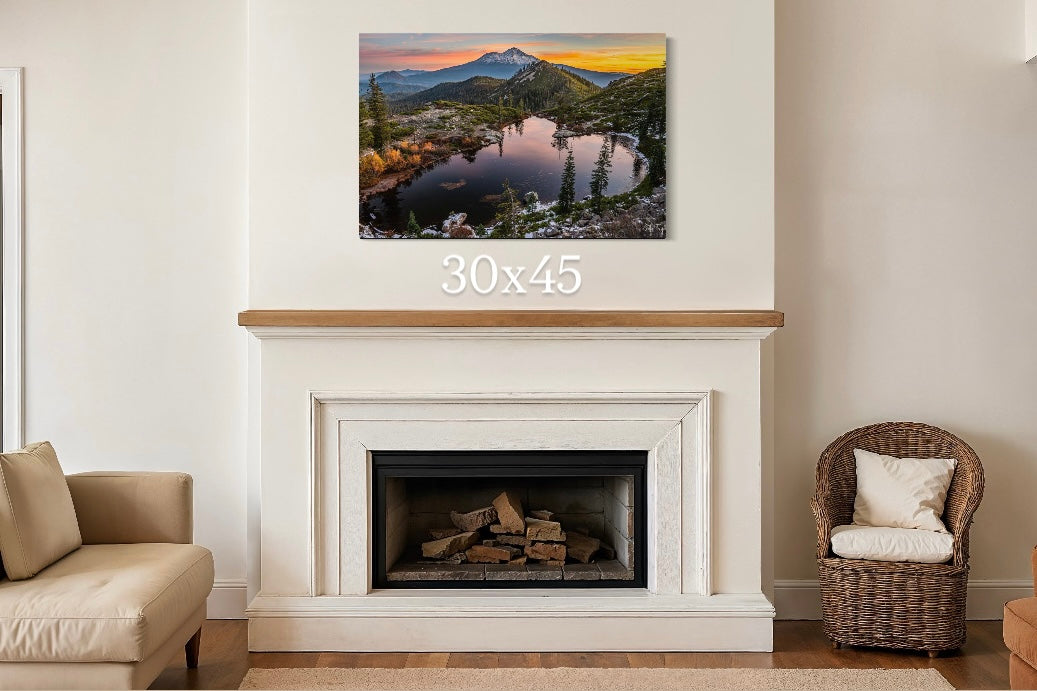 Mount Shasta and Heart Lake