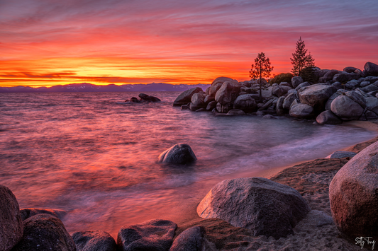 Tahoe Sunset: Chimney Beach
