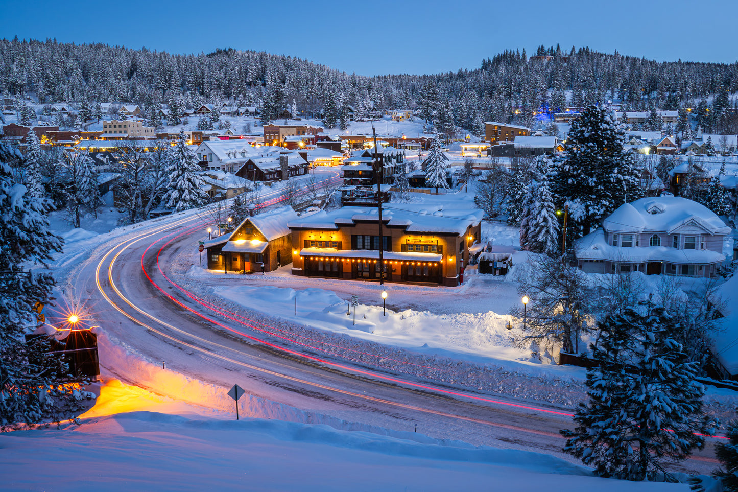 Downtown Truckee: A Winter Wonderland
